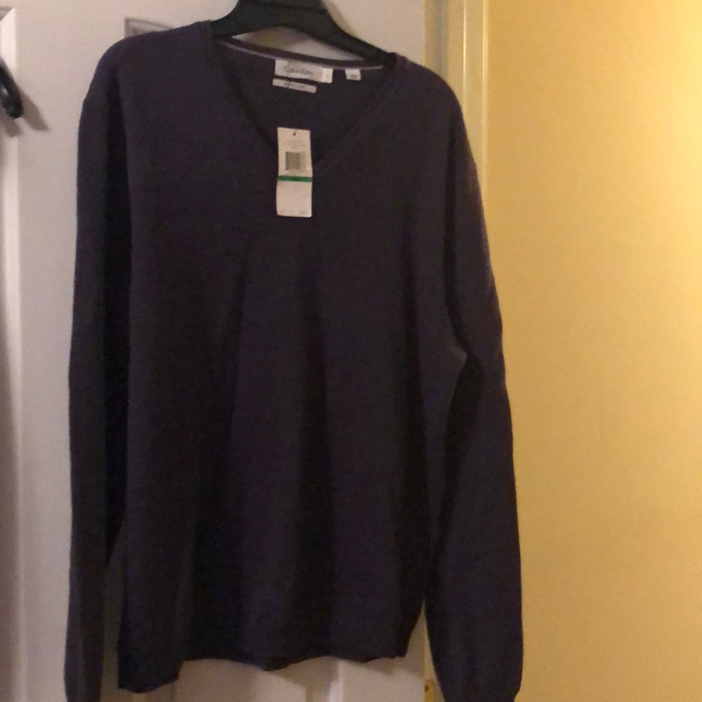 CALVIN KLEIN men’s v neck sweater. - Picture 1 of 4